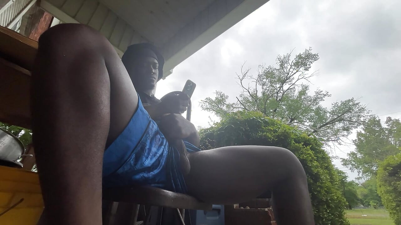 I Got Up Early In The Morning Just So I Can Have A Gooning Session On The Front Porch With Me Nutting