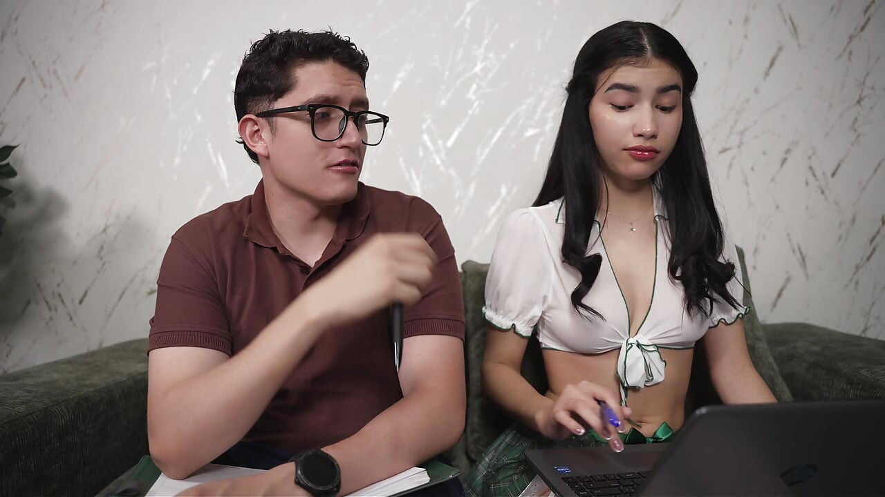 The Best in the Room Gives Me Her Butt Racked for the First Time to Get the Best Grades