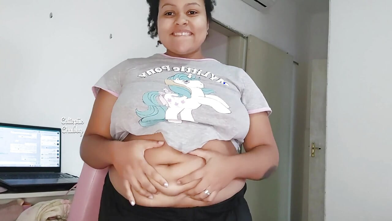 BBW Belly Button Fetish Dildo Play