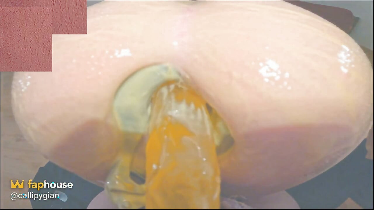 Thicc Femboy Butt Filled with Butter and Buttgum Extreme Farting
