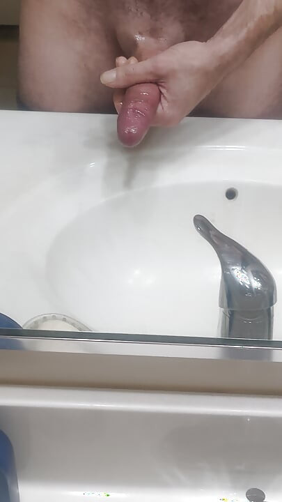 Lubed up cock