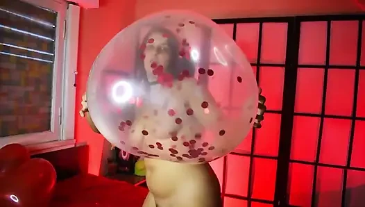 Sevgililer günü senin için sakso ve pop balonları - bunny looner