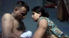 Desi Uncle and Aunty in Homemade Sextape