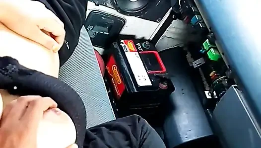 Grab in a truck