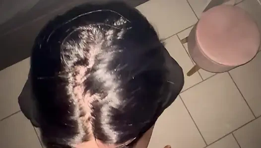 Karımın küçük oral seksi