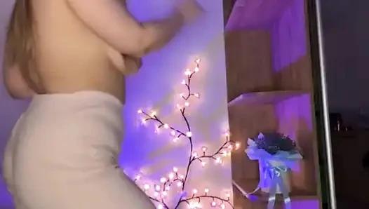 Jucielussie naked Striptease and doggystyle