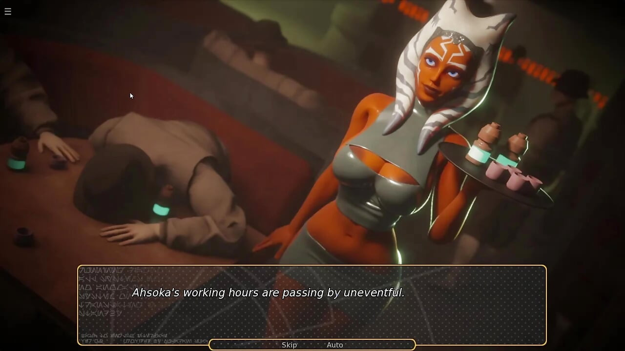 Ahsoka XXX - 스타워즈의 아스코카 타노 메이드 의상