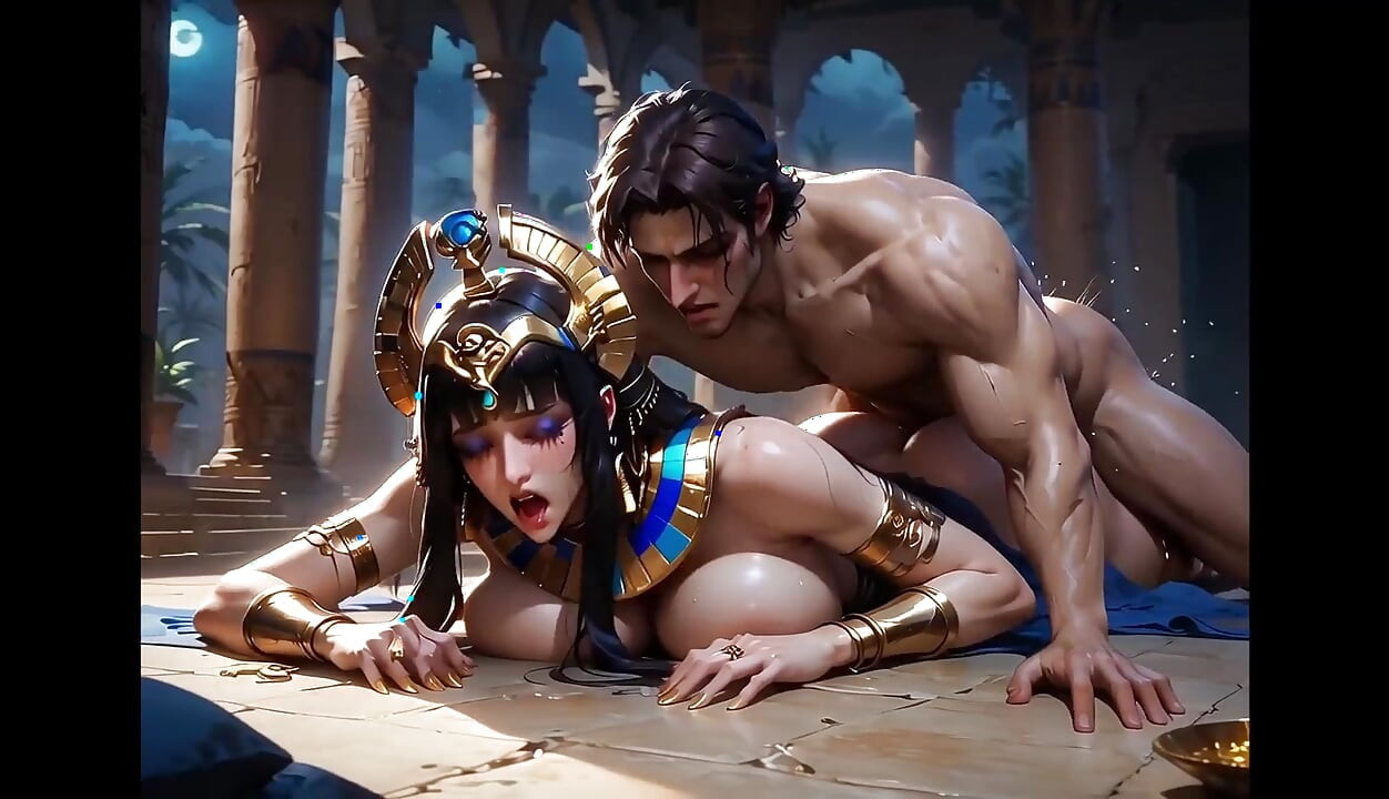 Клеопатра аніме відтрахана Sphynx God Ai