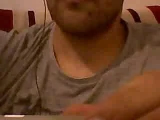 Straight guys feet on webcam #375