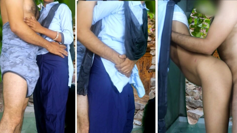 Indian Virgin School Girl First time (OUTDOOR) Sex with Her Boyfriend