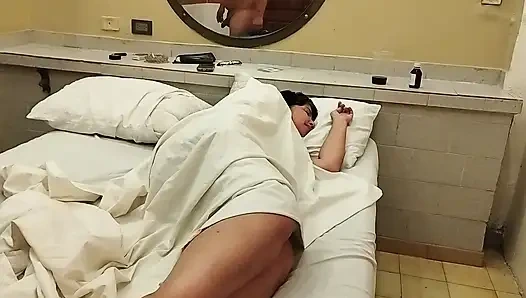 Trying to rest in a one-star hotel