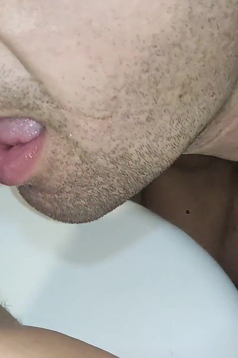 Licking Pussy in Bathroom