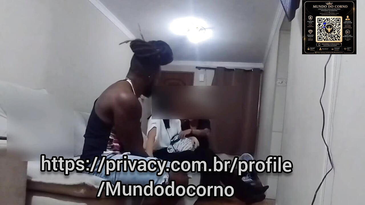 Japanese married woman having a threesome and thanking the meek cuckold