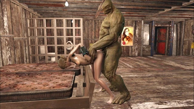 Fallout 4 Katsu and Strong in bed