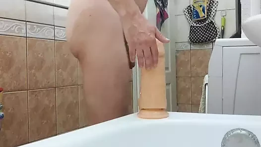 Kıçımda büyük bir yapay penis