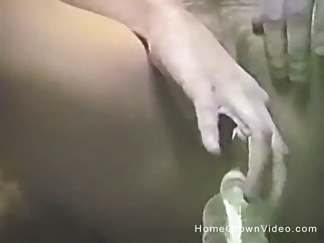 Amateur Cleans and Plays with Herself