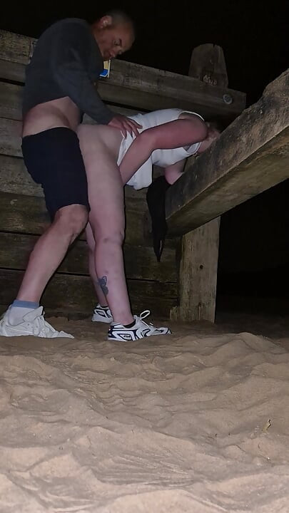 I Fucked Stepdaddy's Friend on a Late Night Beach Walk