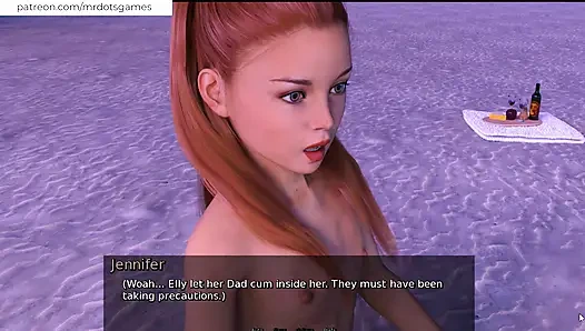 Having sex on the beach