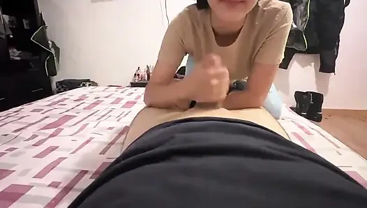 Stepsister Swallows My Milk Because She Was so Horny