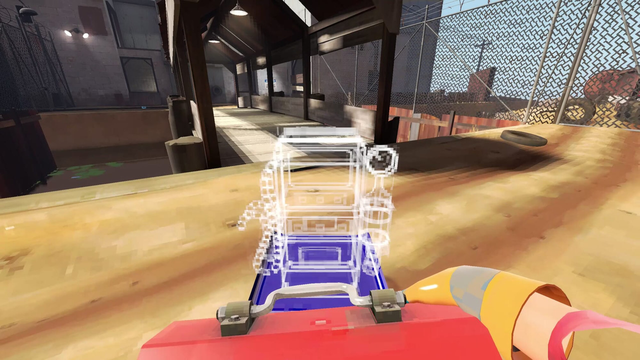Team Fortress 2: Animated Fempyro Dispenser Screen
