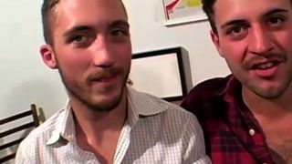 Cute homosexual anal fucks his handsome boyfriend