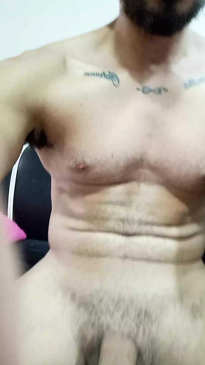 Big Latino Cum While Using Si Toy