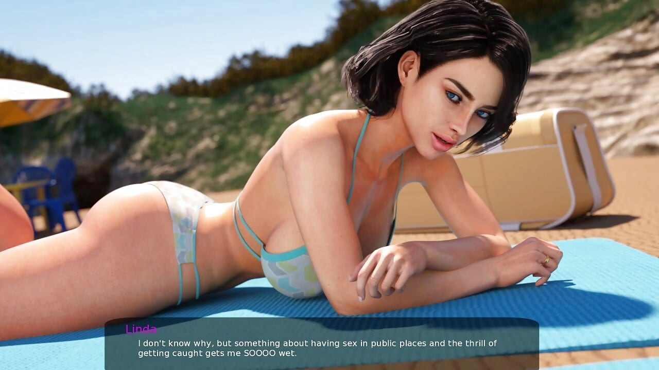 Milfy City v0.6e 97. rész Lindával a tengerparton, szerző: Loveskysan69