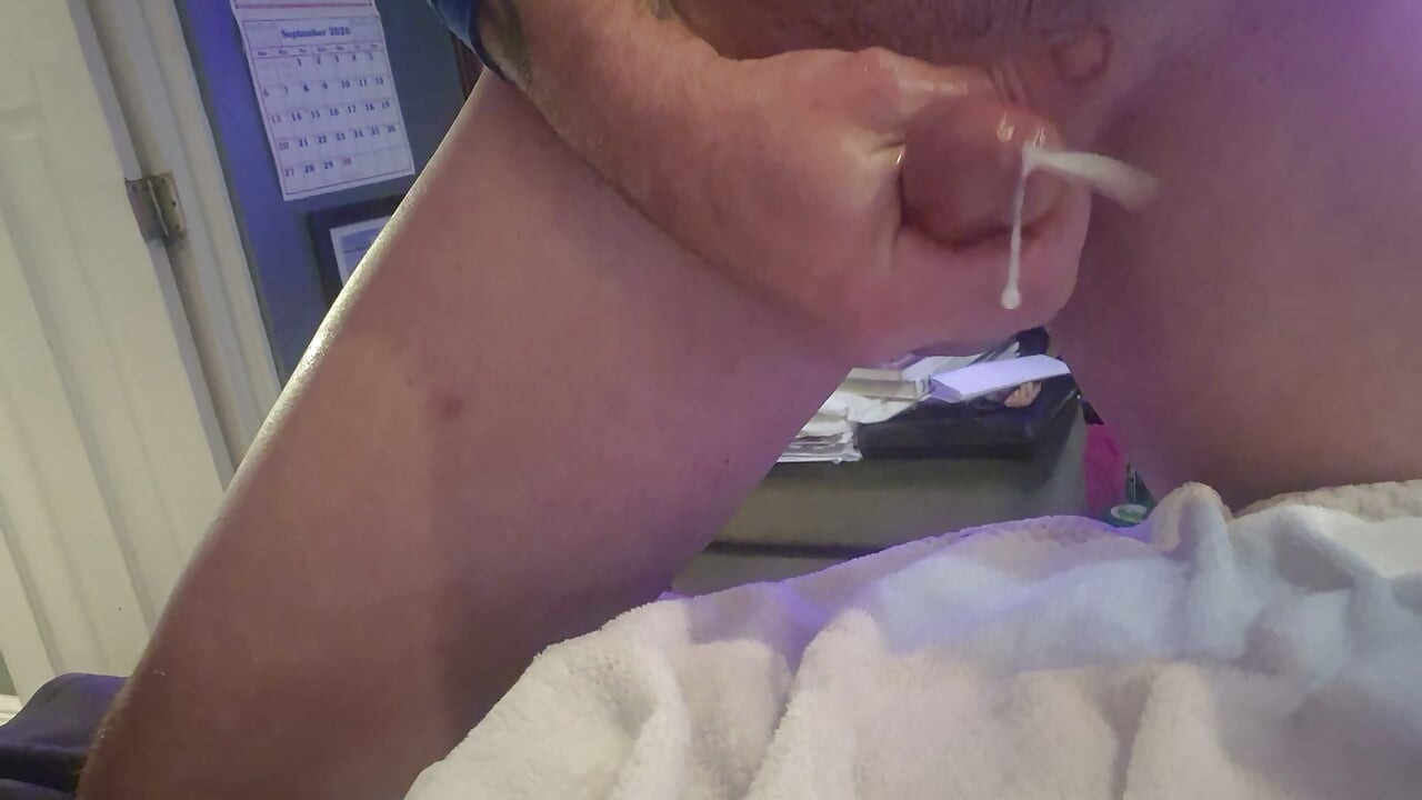 Playing with my cock solo