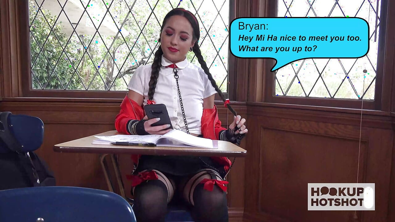 Perverted Brunette Mi Ha Doan Hooks Up With Bryan Gozzling!