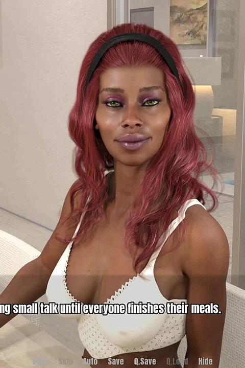 Büyükannenin evi: siyah zenci tanrıça masanın altında ayakla mastürbasyon yapıyor bölüm 59