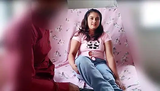 the desi Indian girl when did not complete her homework, she had to get her pussy squinted as a punishment