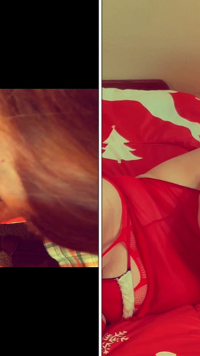 Granny Carmen’s Christmas Sucking, Diddling & 2 Position Fucking Orgasms