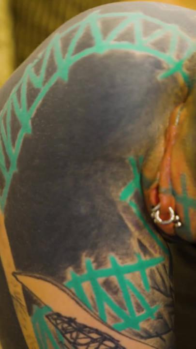 Tattooed Threesome with ATM, Ata & Big Cumshot