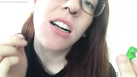 Kaugummi-bär, konsum mit mundgeräuschen