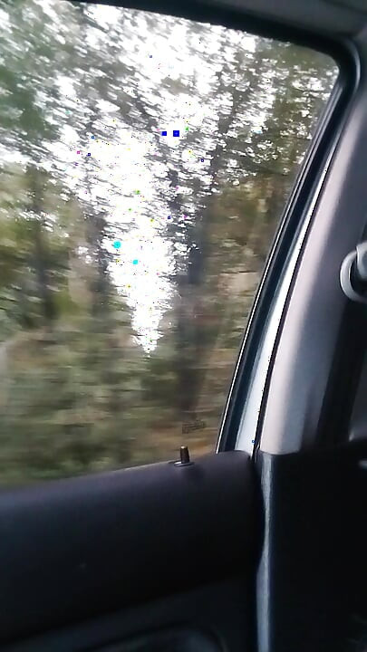 I took my clothes off in the car for the first time