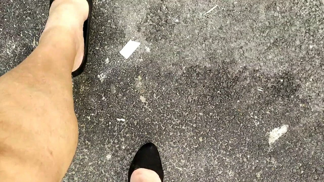 Black Suede Stilettos