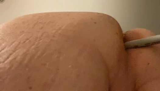Leker med en sharpie i min ingefära anus