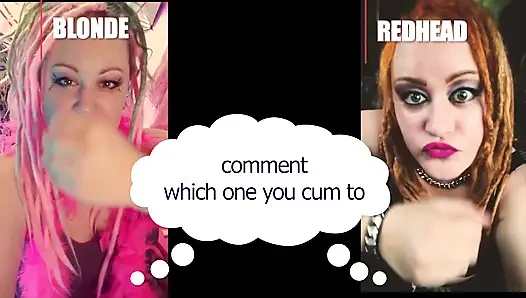 Comment which one made you cum blonde or redhead straight version
