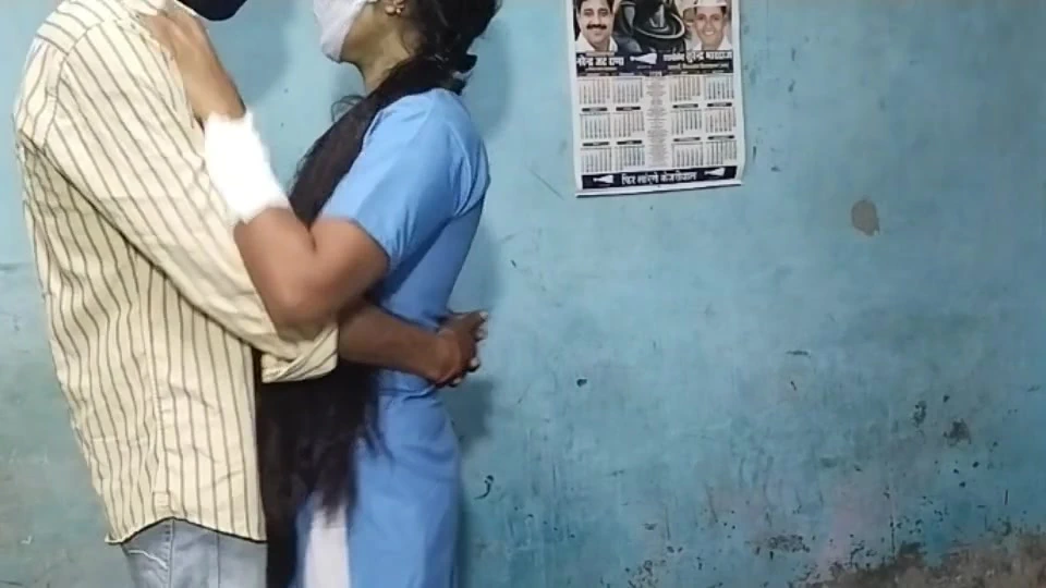 College girl celebrates Holi by with her boyfriend