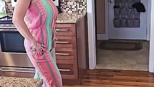 Voyeur Peek into Mommy at Home Alone Solo Wife vid clips from her OnlyFan Page Compilation