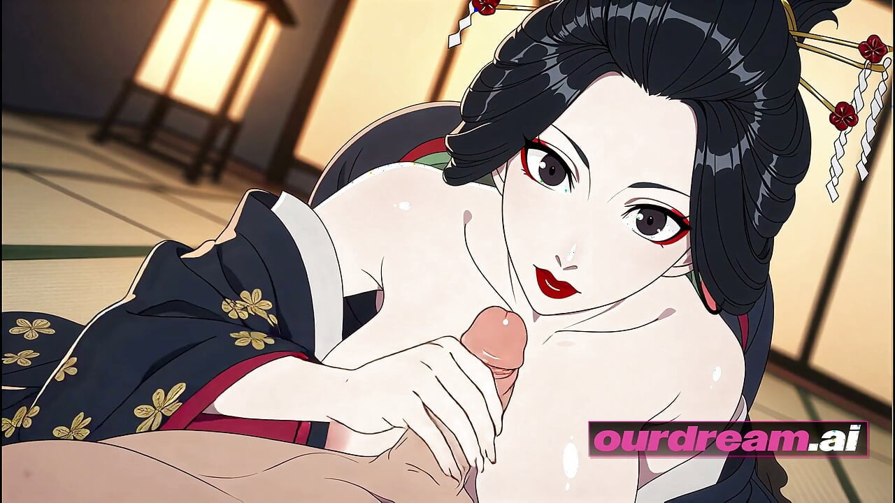 ourdream - In een oude Edo tatami-kamer: Ukiyo-e anime schoonheid krijgt het op alle manieren