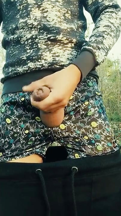 Sounding Outdoor Huge Cock