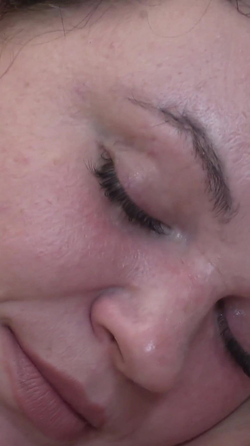 Fat Big Belly MILF First Anal with Black Masseur