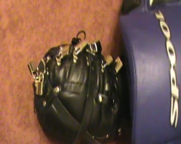 Hogcuffed leather bikerslave again
