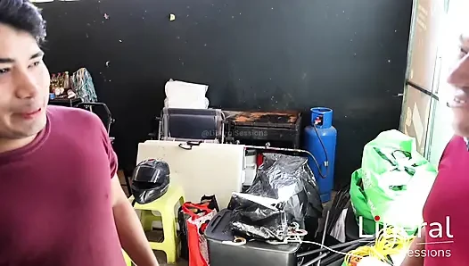WOMAN INCITES THE MOVING GUYS AND GETS FUCKED