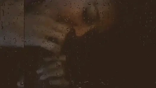 Mature Wife Enjoying Rainy Day (oldie Style)