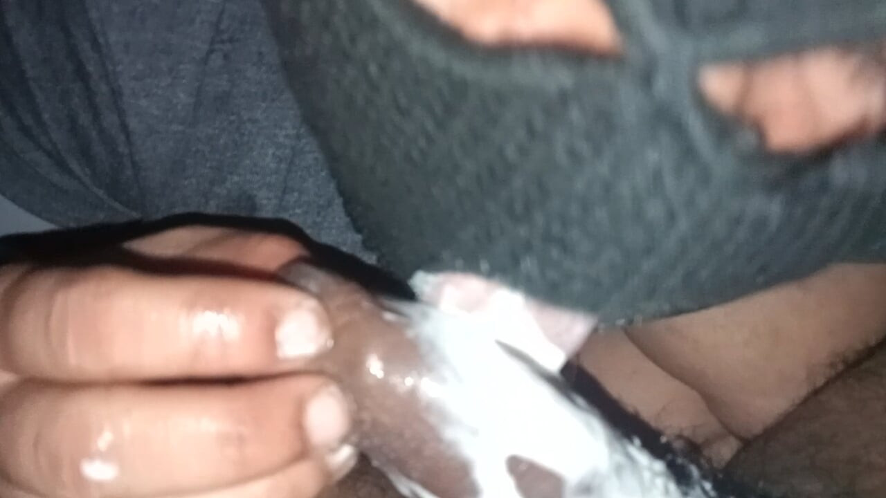Indian desi girl licking ice cream and cum eating