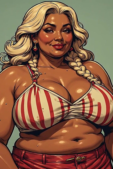 Big Tit BBW Art