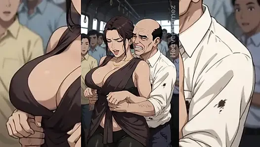 INDIAN slutty Babes Degraded & Ravaged by Ugly Fat Dirty Old Men IN THE BUS – Part 1
