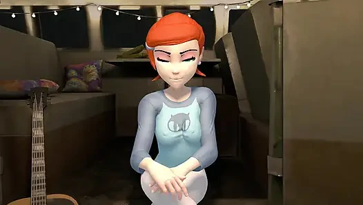 GWEN ТЕННИСОН НОГАМИ